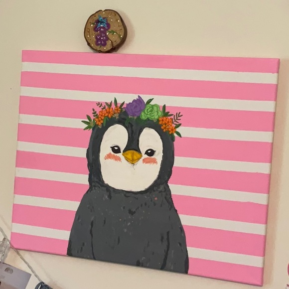 Penguin baby room painting - Picture 2 of 2